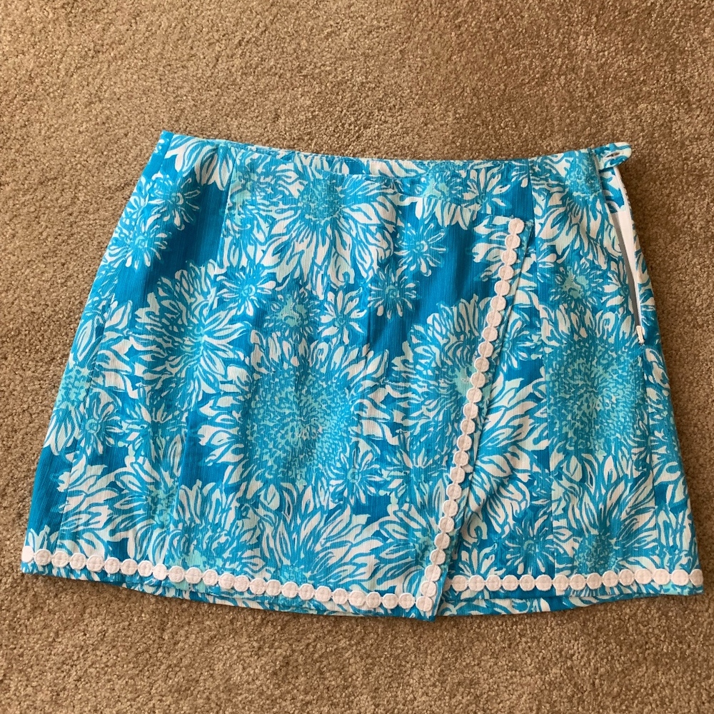 NEW Lily Pulitzer Ariel Blue Skort Size 2!